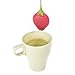 SODIAL(R) Strawberry Design Silicone Tea Infuser Strainer - Red and Green/Suitable for Use in Teapot, Teacup and More-A Wonderful Gift for An Avid Tea Drinker