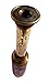 16 Inch 1920 Marine Telescope Collectible Décor Nautical Spyglass Antique Mounted Solid Brass Pirate Telescope with Wooden Box and Carving Bounded