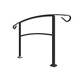 Railing Now - Midway Transitional Handrail (Black)