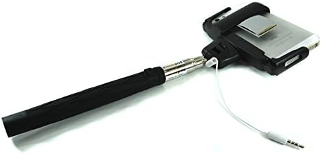 Selfie Stick by Selfie Sleuth P. High Definition Mirrored Selfie Kit works seamlessly with wired technology to create perfect HD photos. Works with iPhone 6 + 6 Plus, iPhone 5 5s 5c, Samsung Galaxy, LG, Sony, Android, most Phablets. (Black)