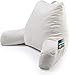 Keen Edge Home Reading Pillow with Arms and Pocket - Shredded Memory Foam - Read and Watch TV in Comfort While in Bed, Sitting, Lounge and Relax Without Back Pain with Support, Large Backrest/Husband