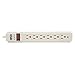 Tripp Lite 6 Outlet Surge Protector Power Strip, 4ft Cord
