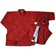 ProForce Gladiator 7.5oz Karate Gi / Uniform - Red - Size 4