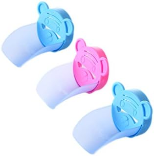 HiCat Silicone Faucet Extender Sink Handle Extender, Safe Fun Faucet Extension Attachment and Excellent Hand-washing Solution for Toddlers, Kids,Babies and Children,Good Sanitation Habits (BPB-3 Pack)
