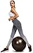 RUNNING GIRL Ombre Yoga Pants Ultrasoft Performance Active Stretch High Waisted Running Leggings (S/M, Grey)
