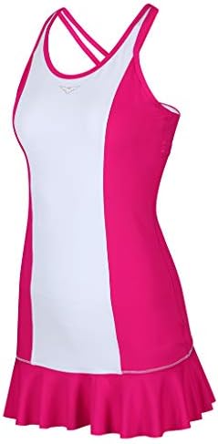 Bace Girls Pink and White Tennis Dress, Pleated Tennis Dress, Girls Golf Dress, White Tennis Dress, Pink Tennis Dress