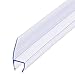 Kingran Shower Door H Jamb Seal with Soft Leg Fit for 180 Degree and 3/8 Inch Glass,78 Inch High,Clear