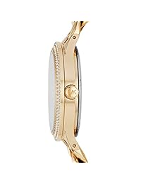 Michael Kors 38mm Goldtone Pav = Slim Linkway Chain Link Watch para mujer