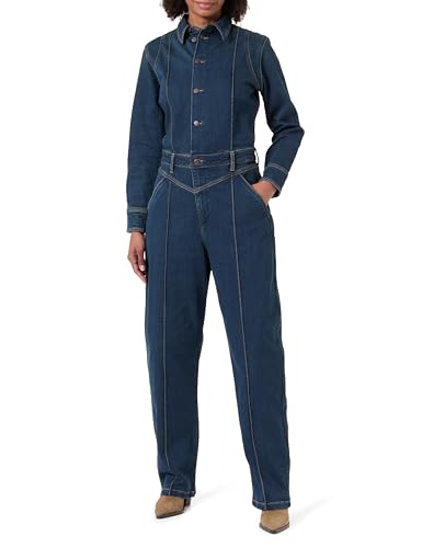 WRANGLER - Womens Pants - Regular Fit - Western Coverall - Rustic Rinse