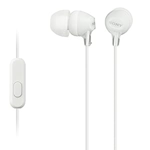Sony-MDR-EX15APWZCE7-Earphones-with-Smartphone-Mic-and-Control-White Sony MDR-EX15APWZ(CE7) Earphones with Smartphone Mic and Control - White