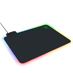 Razer Firefly Hard V2 RGB Gaming Mouse Pad: Customizable Chroma Lighting, Built-in Cable Management, Balanced Control…