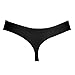 SEEKAY Womens Seamless Thongs Invisible Soft Ice Silk Panty No Show Underwear Pack of 4