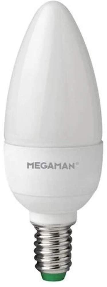 Megaman RichColour R9 Dim Opal Candle Light Bulb, E14, 5.5 Watt, 4000K, Colour Temperature, Cool White