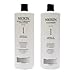 Nioxin System 1 Cleanser & Scalp Therapy DUO Set (33.8oz) each