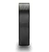 King Will BASIC Mens 6mm Tungsten Ring Black Pipe Cut Flat Top Brushed Finish Wedding Band Comfort Fit