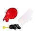 Walkingpround 6 Pack Red Poultry Water Drinking Cups- Chicken Hen Automatic Drinkers Birds Waterer and PVC Fittings
