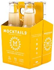 Mocktails Uniquely Crafted Alcohol Free Scottish Lemonade Mockscow Mule | Non-Alcoholic, Low Calorie, Non-GMO, Vegan, Alcohol Alternative Drink | 6.8 Fluid Ounce (Pack of 4)