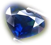 Lovemom FLAWLESS 1.68ct Natural Heart Blue Sapphire Thailand #A