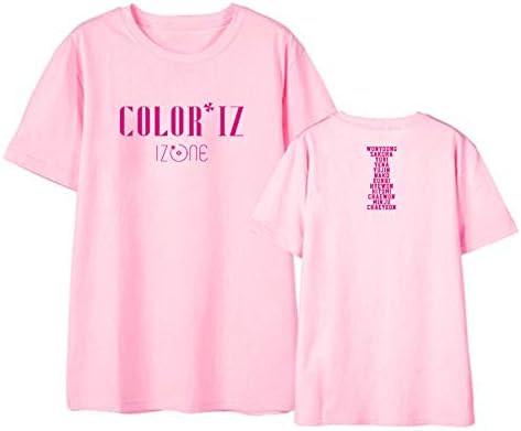 Kpop IZONE Album Izone Album Coloriz Concert T-shirts Harajuku Shirt Streetwear