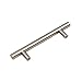 homdiy 96mm Cabinet Handles Drawer Pulls - HD201SN Cabinet Hardware Brushed Nickel Cabinet Pulls 5 Pack Modern Cupboard Handles for Kitchen Cabinets