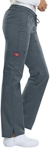 Gen Flex Women Scrubs Pant Low Rise Straight Leg Drawstring DK100