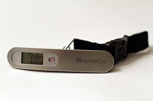 Portable Digital Luggage Scale - 110lb Capacity with Secure Buckle and Grip Handle - Easy to Read Electronic Screen Which Is Best for Travel