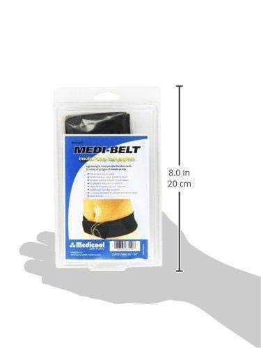Medicool Medi-Belt Carrier Lightweight Comfortable Flexible Belts for Insulin Pump | MEDBELTBK4 - Thumbnail 2