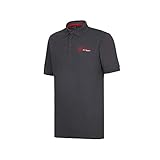 Haas American Team Formula 1 Motorsports Gray Polo
