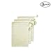 Simple Ecology Reusable Grocery Produce Shopping and Storage Bags, Organic Cotton Muslin, XSmall 3 pack
