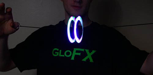 GloFX Team 8-LED Rave Double Orbit: True Color Orbital Flow Light Show