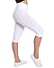 Double Agent High Waist Shaping Capris - SlimMe by MeMoi - Versatile Leggings ,Black,Small