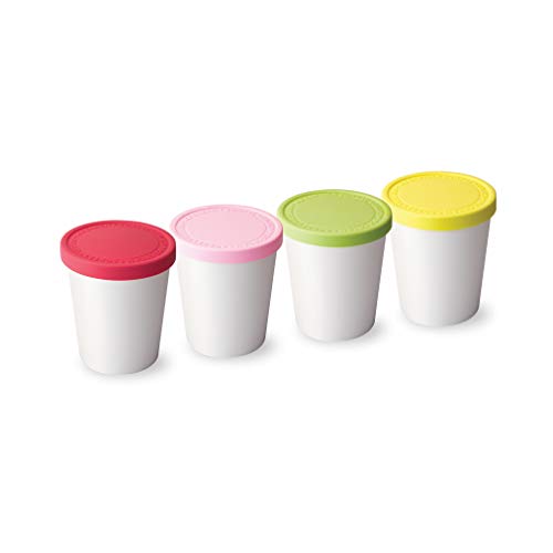 Tovolo Stackable Sweet Treat Ice Cream Tubs 2 1Quart & 4 Mini 6