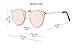 GAMT Polarized Round Sunglasses for Men Vintage Cat Eye Designer Pink