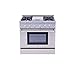 Thor Kitchen HRG3617U Gas Range, 36 in, Stainless Steel
