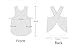 BBYBBS Soft Cotton Linen Apron Solid Color Halter Cross Bandage Aprons Japanese Style X Shape Double Pockets Round Skirt Kitchen Cooking Clothes Chef Summer Fit (Light Grey)