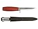 Morakniv Classic Craftsmen 612 Utility Knife with Carbon Steel Blade and Finger Guard, 4.2-Inch