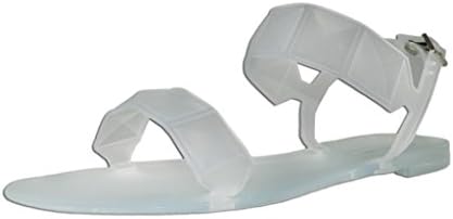 VICTORIA ADAMES Cancun Womens Clear Sandals Jelly Flat Ladies Casual Shoes
