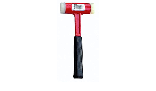 Amazon.com: Bellota 8051-63 - Martillo antirebote con mango de plástico,  puntas de nailon de repuesto, 2.480 in : Herramientas y Mejoras del Hogar