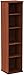 Bush Business Furniture Series C 18W 5 Shelf Bookcase, Hansen Cherry