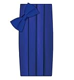 Men's Formal Satin Bowtie and Cummerbund Set - Royal Blue, By S.H Churchill