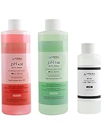8oz. pH Calibration Buffer Solution Kit (pH 4.00 & 7.00), plus 4oz. 3M KCL Storage Solution for pH/ORP Electrodes
