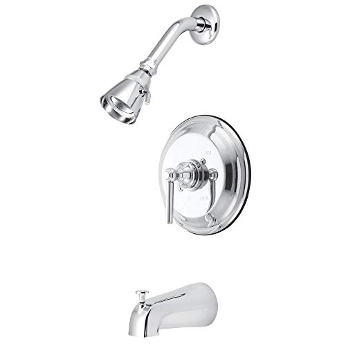 Kingston Brass KB2631ELT Elinvar Single-Handle Pressure Balanced Tub and Shower…