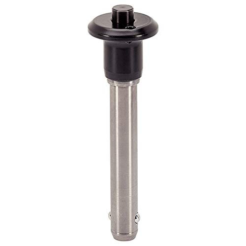 HALDER 22340.0254 Ball Locking pin, Black, d1=10 mm / l1=80 mm