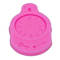 Danyerst Retro Clock Pocket Watch Silicone Sugar Molds, DIY Chocolate Cake Decorative Baking Tool, Craft Making Decorative Tools for Wedding Cake Chocolate Sugar Fondant