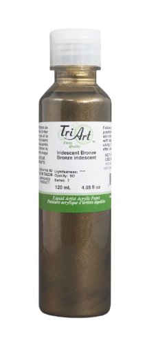 Tri-Art Finest Liquids Artist Acrylics, 120ml, Iridescent Bronze