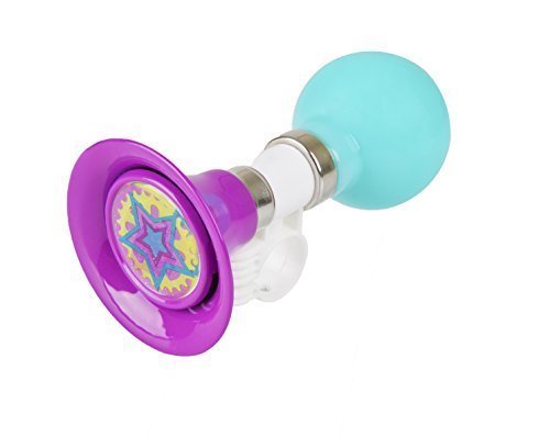 Volta Royal Regalia Squeeze Horn - Classic Accessory - Easy to Attach to Handlebars - Compatible with Nearly All Bikes - Blue and Purple with Star Motif