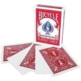 Bicycle Blank Face, Red Back Deck