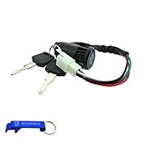 TC-Motor 4 Wire Male Plug Ignition Key Switch For