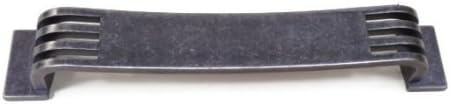 Torino 192mm Pewter Finished Classic D-Handle (5 Pieces)