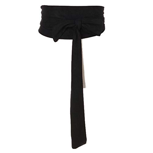Women Wide Bow Obi Belt Sash Tie Cinch Waist Strap